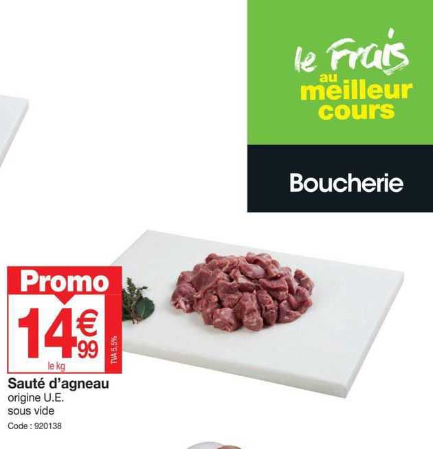 sauté d'agneau