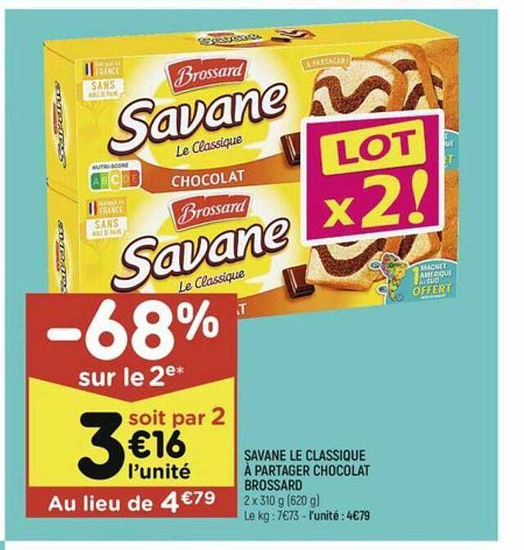 Savane Le Classique à Partager Chocolat Brossard
