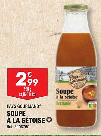 soupe à la sétoise pays gourmand