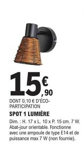 Spot 1 Lumière