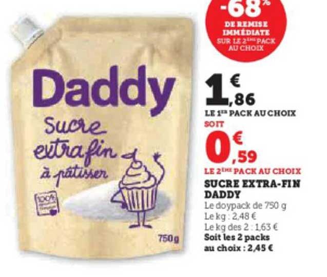 Sucre Extra-fin Daddy