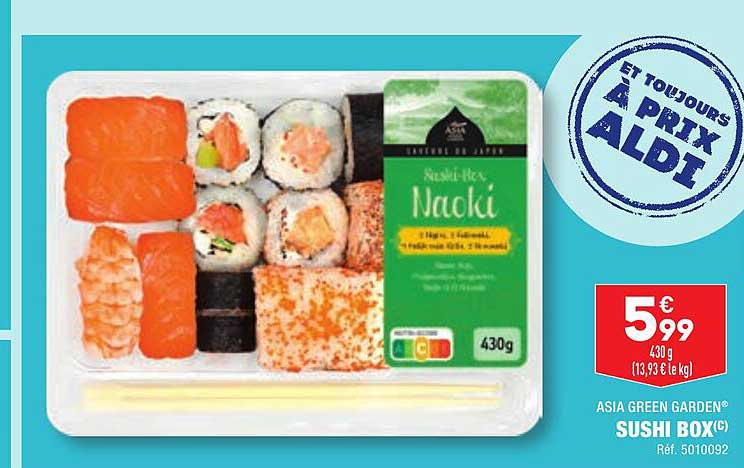 Sushi Box Asia Green Garden