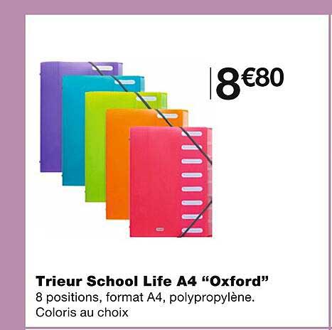 Trieur School Life A4 "oxford"