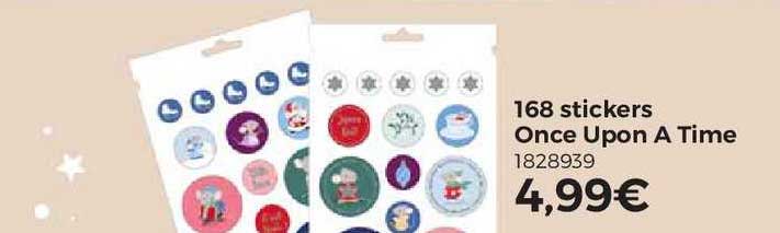 168 stickers once upon a time