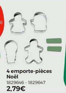 4 emporte-pièces noël