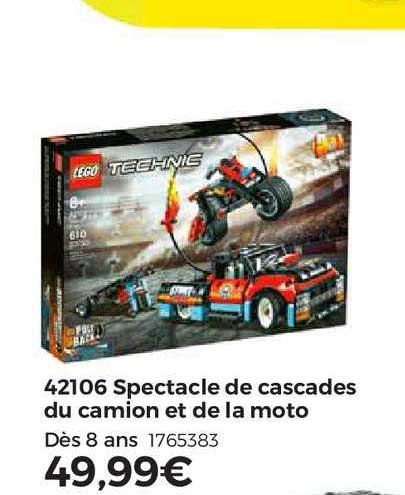 42106 spectacle de cascades du camion et de la moto