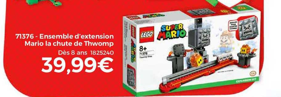 71376 - ensemble d'extension mario la chute de thwomp