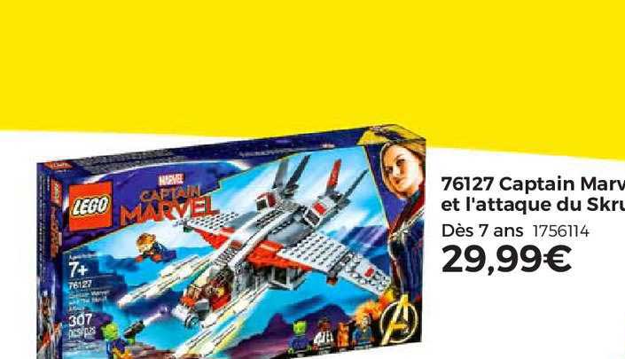 76127 captain marvel et l'attaque de skru