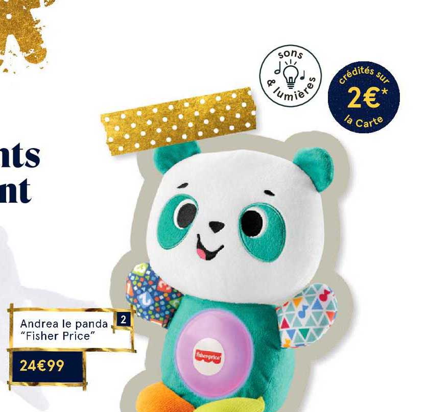 andrea le panda fisher price