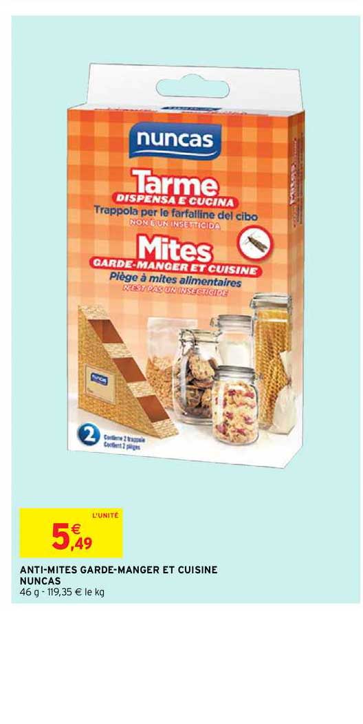 anti mites garde manger et cuisine nuncas