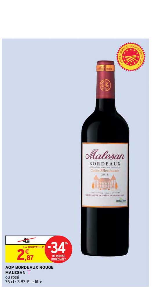 Aop Bordeaux Rouge Malesan -34% De Remise Immédiate