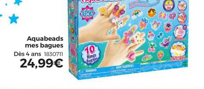 aquabeads mes bagues