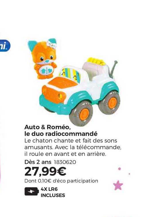 auto & roméo le duo radiocommandé