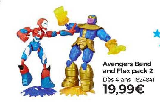 avengers bend and flex pack 2