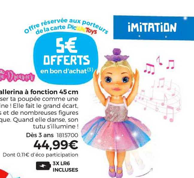 ballerina à fonction 45 cm