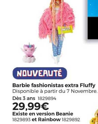 barbie fashionistas extra fluffy