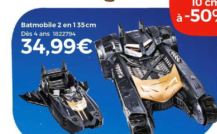 batmobile 2 en 1 35 cm