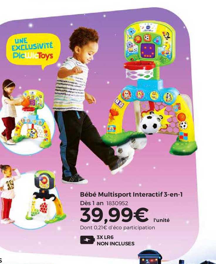 bébé multisport interactif 3 en 1