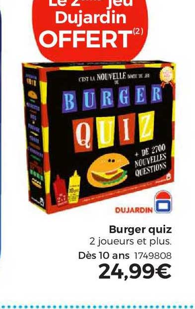 burger quiz