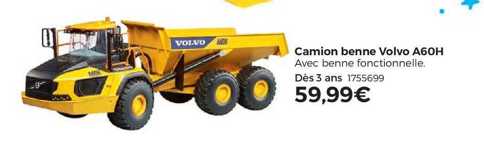 Camion Benne Volvo A60h