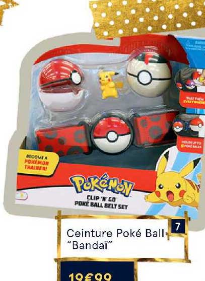 ceinture poké ball bandaï