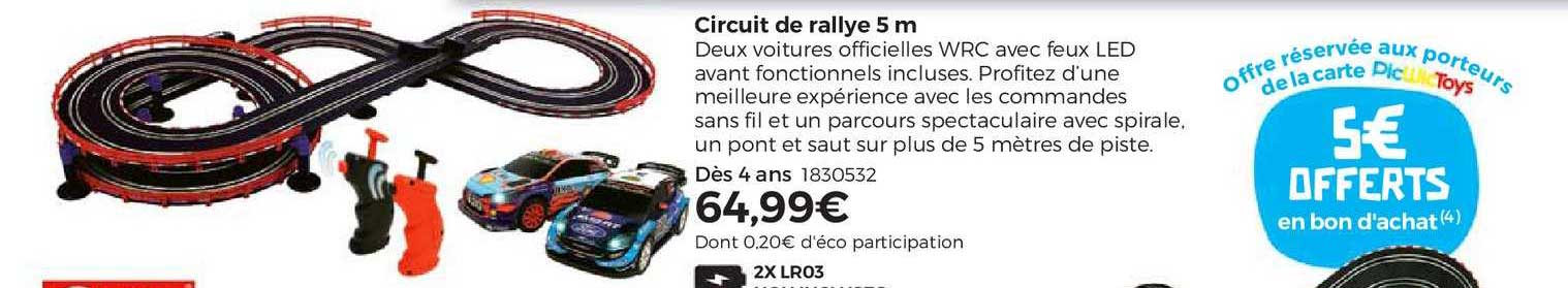 circuit de rallye 5 m