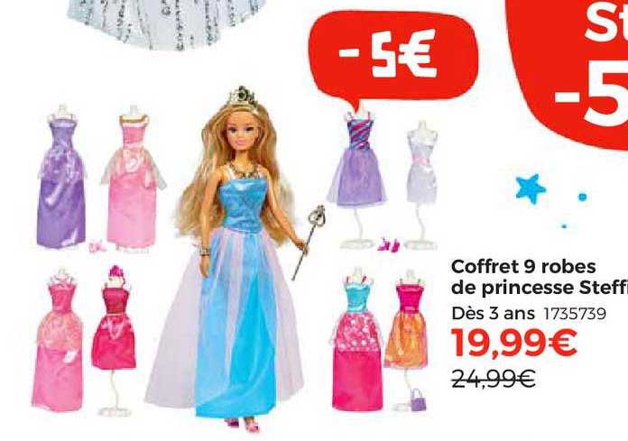 coffret 9 robes de princesse steffi