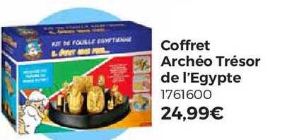 coffret archéo trésor de l'egypte