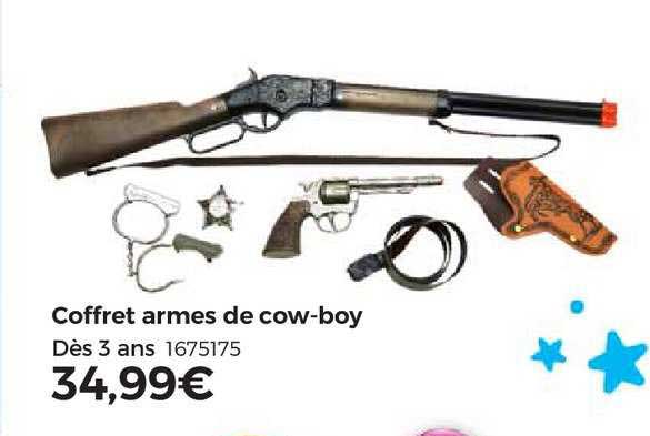 coffret armes de cow-boy