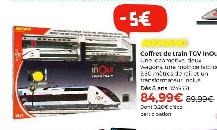 Coffret De Train Tgv Inoui Mehano