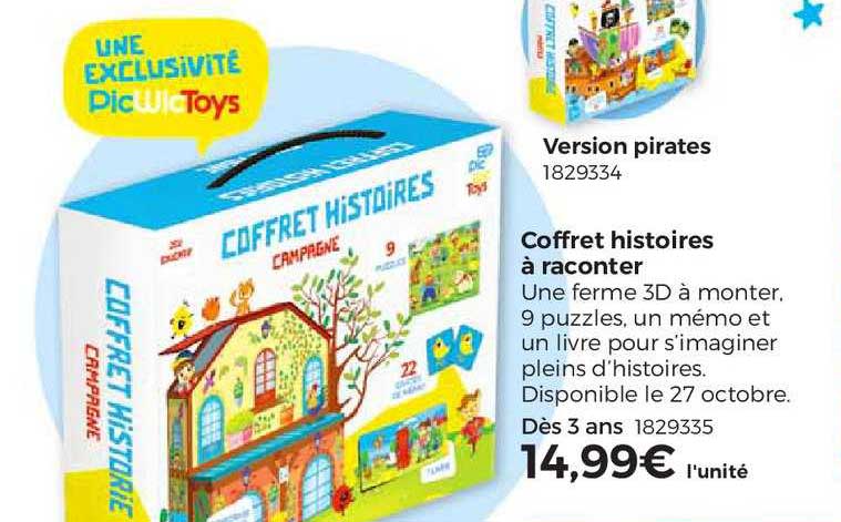 coffret histoires à raconter, version pirates