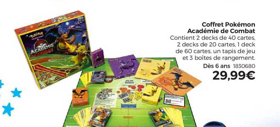 Coffret Pokémon Académie De Comba