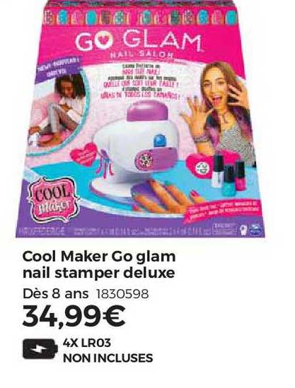 cool maker go glam nail stamper deluxe