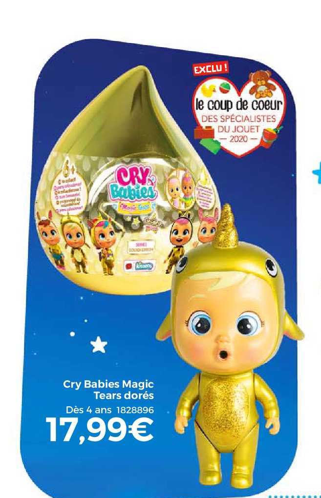 cry babies magic tears dorés
