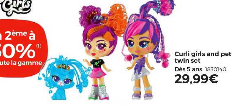 curli girls and pet twin set