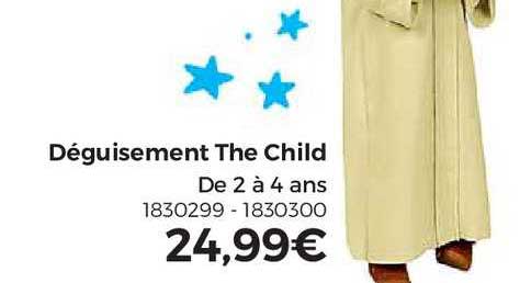 déguisement the child