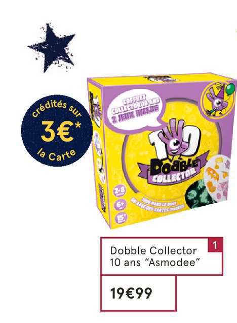 dobble collector 10 ans asmodee