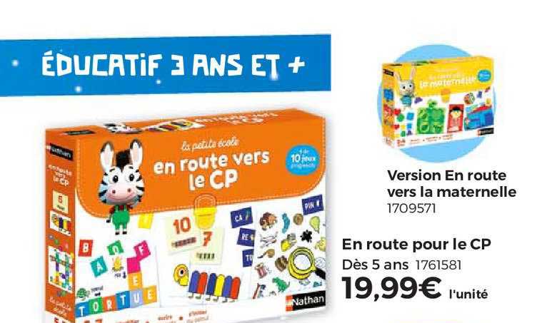 en route pour le cp, version en route vers la maternelle