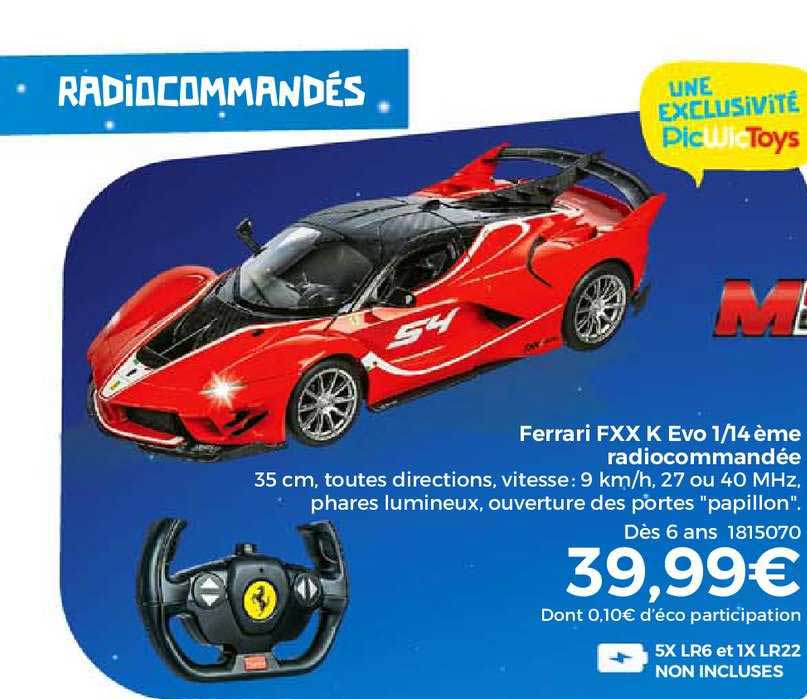 ferrari fxx k evo 1 14 ème radiocommandée