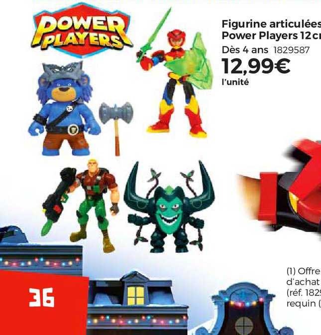figurine articulées power players 12 cm