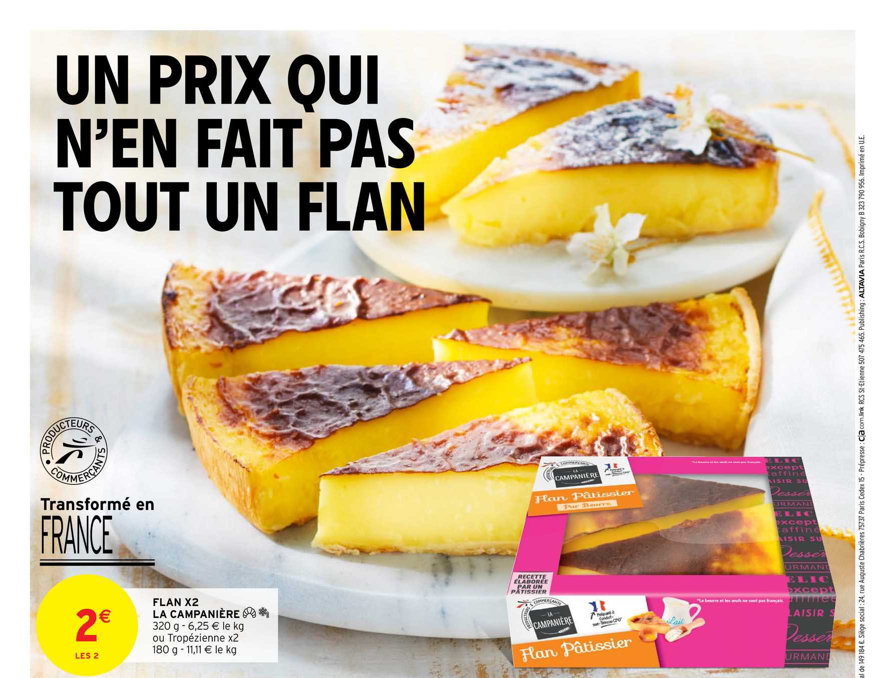 flan x2 la campanière