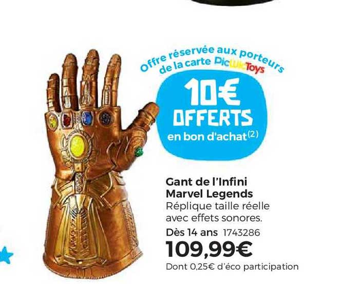 gant de l'infini marvel legends