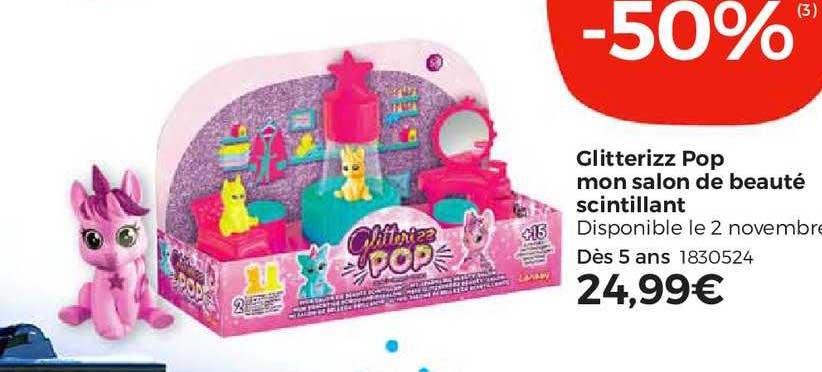 glitterizz pop mon salon de beauté scintillant
