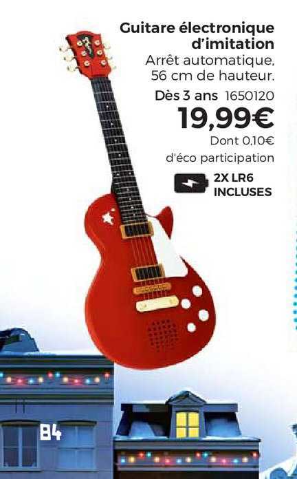 guitare électronique d'imitation