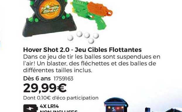 hover shot 2.0 jeu cibles flottantes
