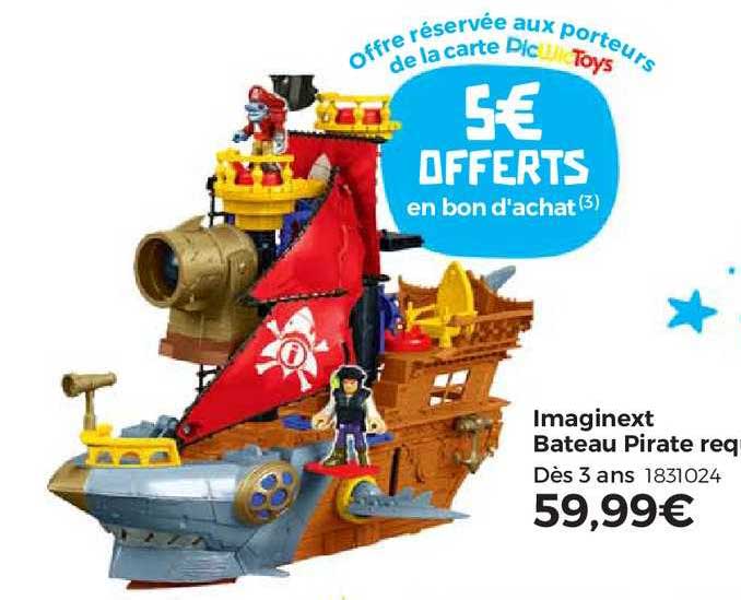 imaginext bateau pirate