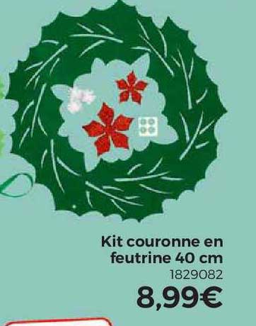 Kit Couronne En Feutrine 40 Cm