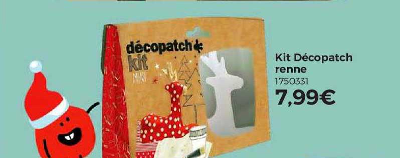 kit décopatch renne