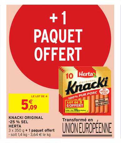knacki original moins 25% sel herta