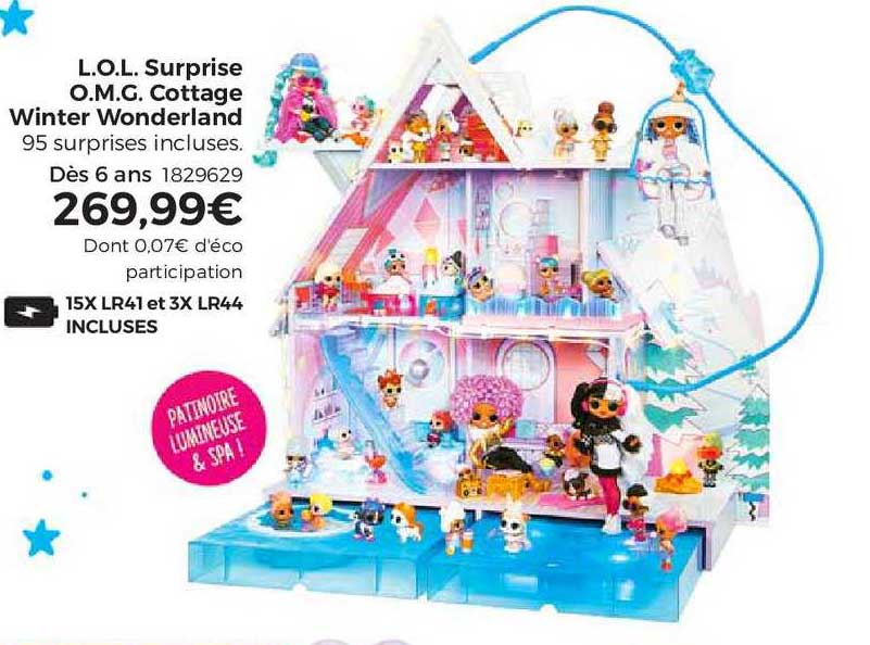 l.o.l surprise o.m.g. cottage winter wonderland
